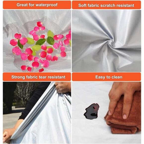 Car Cover for Automobiles All Weather Waterproof with Lock and Zipper - Picture 2 of 7